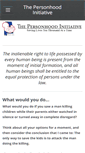 Mobile Screenshot of personhoodinitiative.com