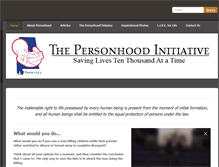 Tablet Screenshot of personhoodinitiative.com